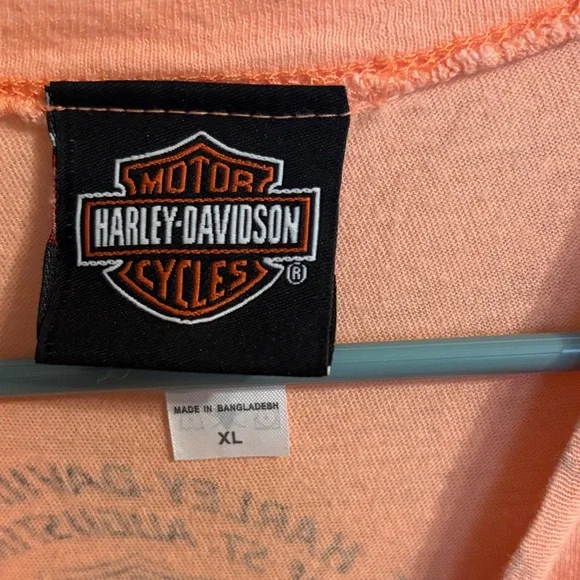 Harley-Davidson Orange Logo Tee - Picture 2 of 4